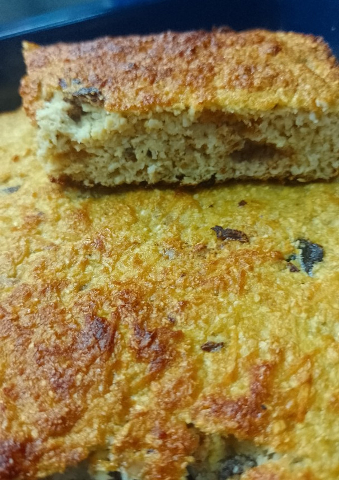 Una foto de Torta de manzana 🍎 y coco sin harinas y sin azúcar 🍏