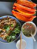 Two Ways with Beef: Beef with Potato Sauce and Beef Soup with Vietnamese Coriander