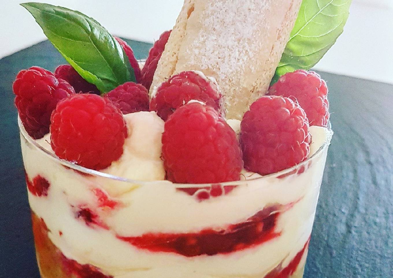 Tiramisu framboise