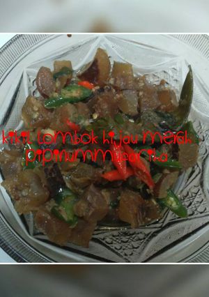 Foto resep Kikil Lombok Hijau Merah Praktis