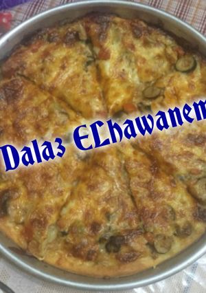 صورة لوصفة بيتزا التونه