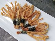 Gambar enoki mushroom