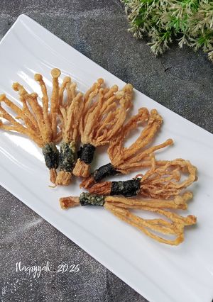 Foto resep Jamur enoki balut nori