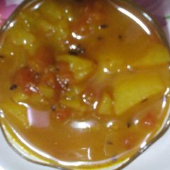 A picture of Aloo tamatar Jhol.