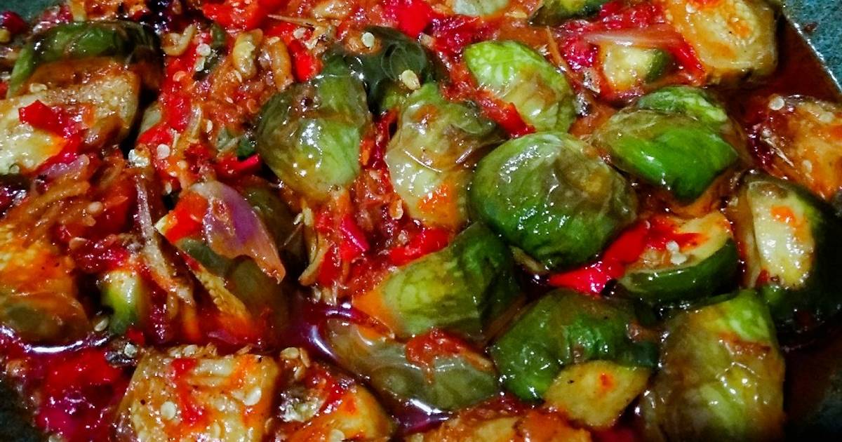 Resep Balado Terong Lalap Oleh Nurtya Ningsih Cookpad