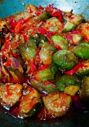 Foto resep Balado terong lalap
