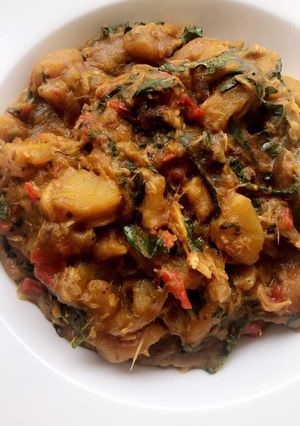 A picture of Plantain Porridge.