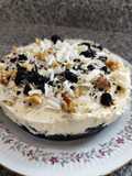 Cheesecake de chocolate blanco y oreo