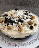Cheesecake de chocolate blanco y oreo