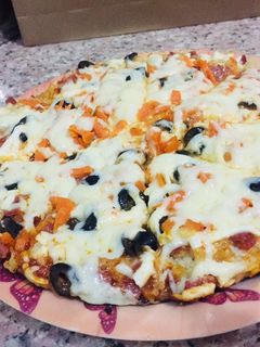صورة لوصفة بيتزا المقلاة بالعجينة السائلة 🍕