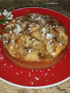 Una foto de Clafoutis de manzana