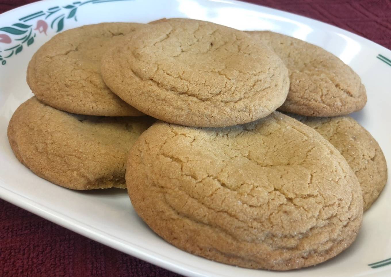 Brown sugar cookies with a hint of honey
