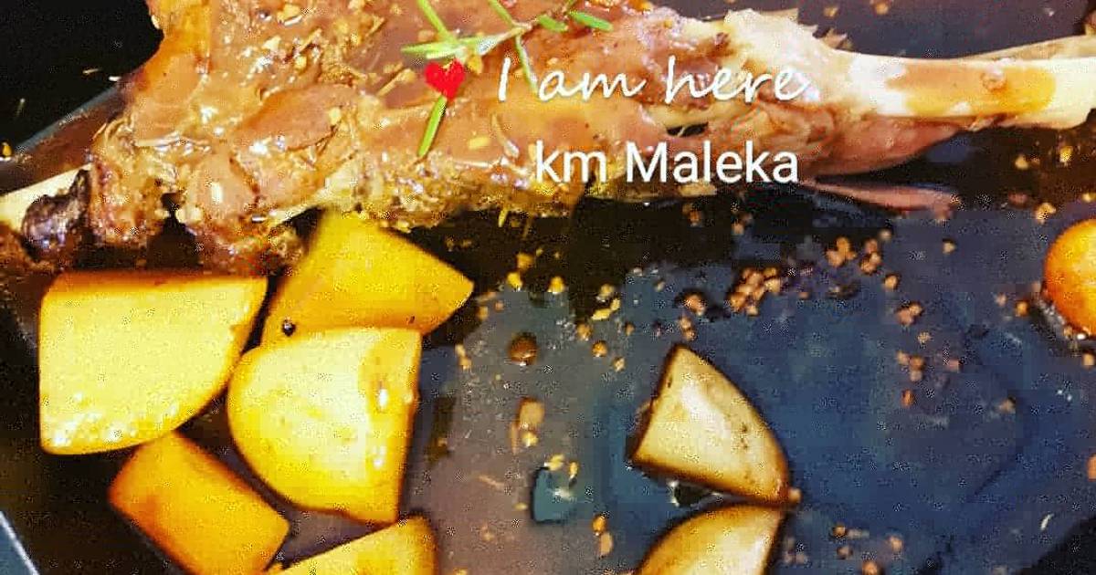 Goat leg Recipe by Kamogelo Maleka (KmCooking Obsession) Cookpad