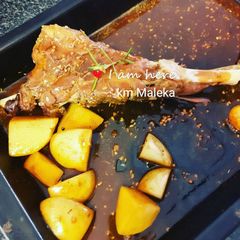 A picture of Goat leg.