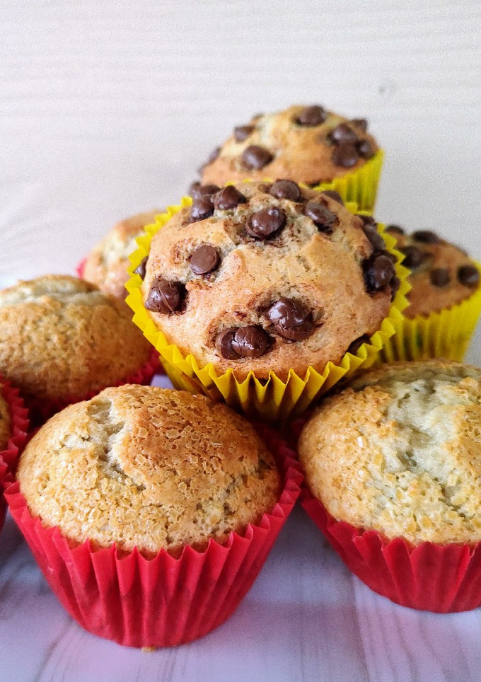 Una foto de Muffins de banana 🍌 ¡Facilísimos!