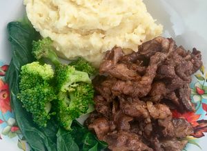 Foto resep Smash pottato dan sapi teriyaki