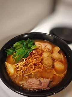 Hình của món Bún bò Huế.