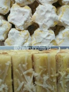 Foto resep Kue Putri Salju & kastengel simple
