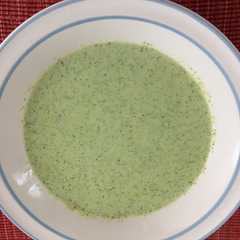 Una foto de Crema de brócoli