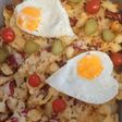 Pastrami potato bake