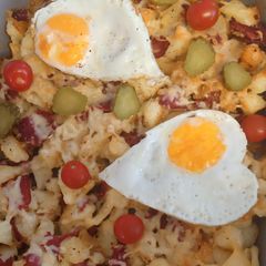 A picture of Pastrami potato bake.
