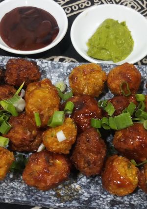 A picture of Corn pakoda.