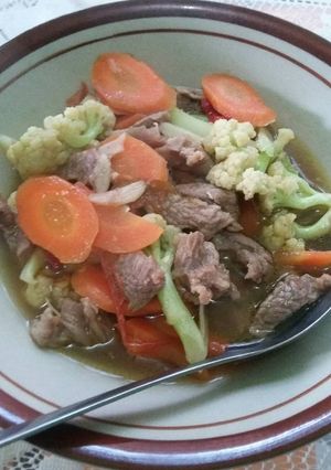 Foto resep Cah daging kembang kol