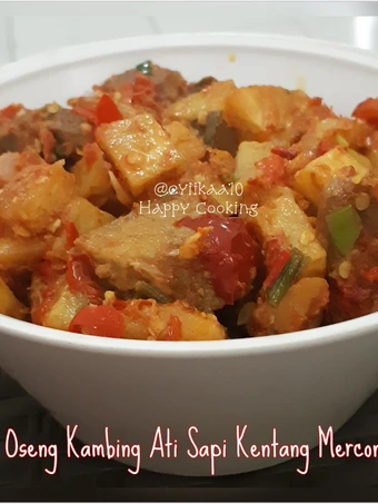 Cara Mudah Membikin Resep Oseng Kambing Ati Sapi Kentang Mercon yang Sempurna Anti Ribet, Bisa Manjain Lidah