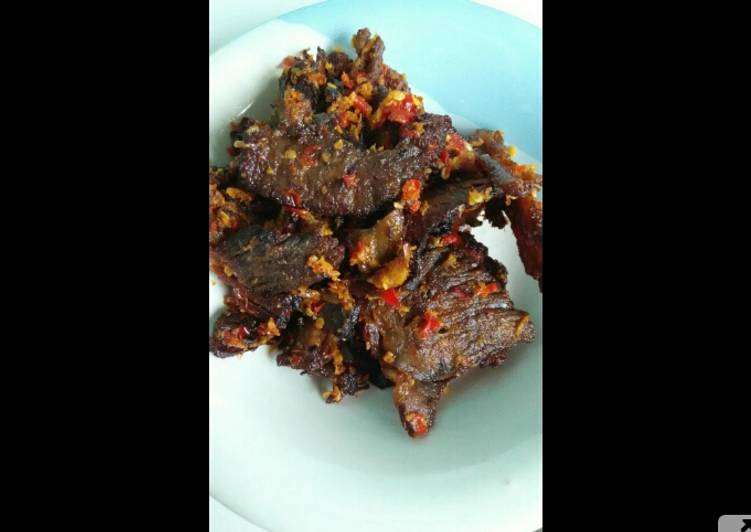 Resep: Dendeng batokok asli padang Anti Gagal