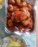 Pollo relleno Al horno con patatas