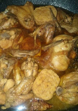 Foto resep Ayam tempe bacem