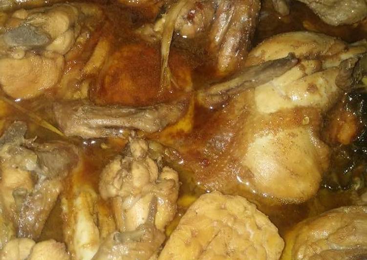 Ayam tempe bacem