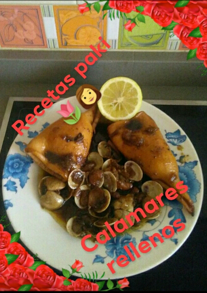 Una foto de Calamares rellenos a mi manera 🐙🍴💠