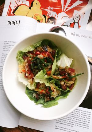 Hình của món Cơm chiên rau củ.