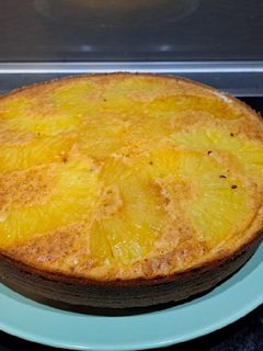 Une photo de Gâteau renversé à l'ananas