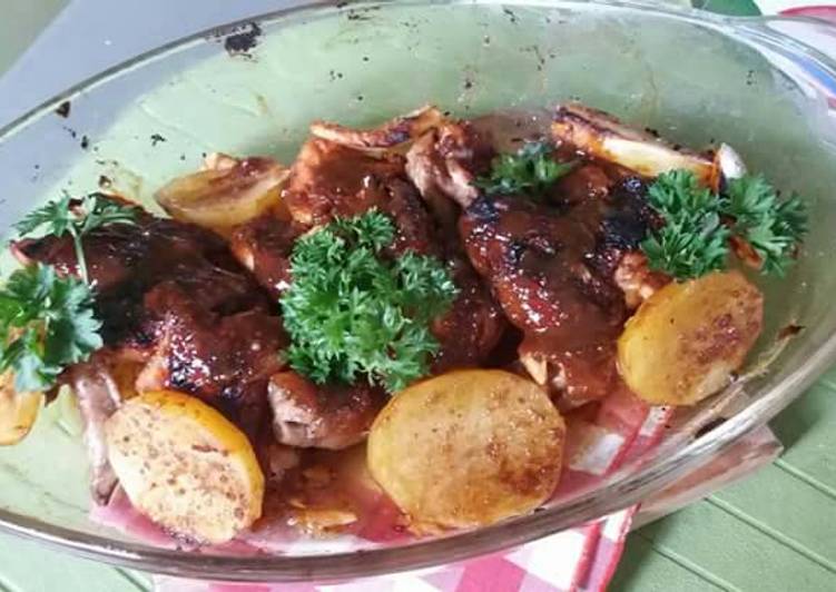Resep Roast Chicken Vegetables | Langkah Membuat Roast Chicken Vegetables Yang Bikin Ngiler