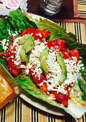 Una foto de Enchiladas potosinas