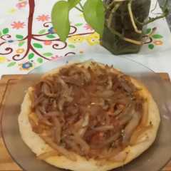 Una foto de Fugazzeta rellena