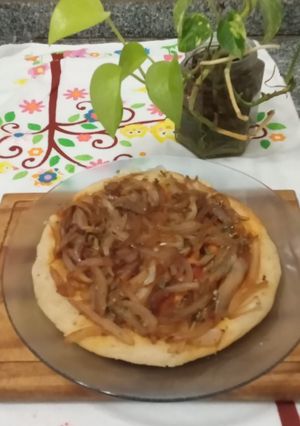 Una foto de Fugazzeta rellena