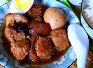 Une photo de Porc au caramel Khmer