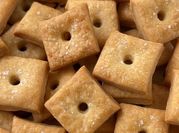 A picture of cheese crackers