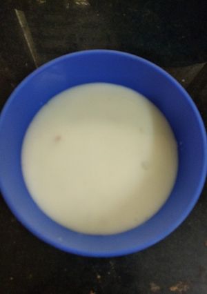 A picture of Sago and Vermicelli kheer.