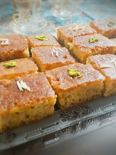 عکسی از دستور کیک شربتی