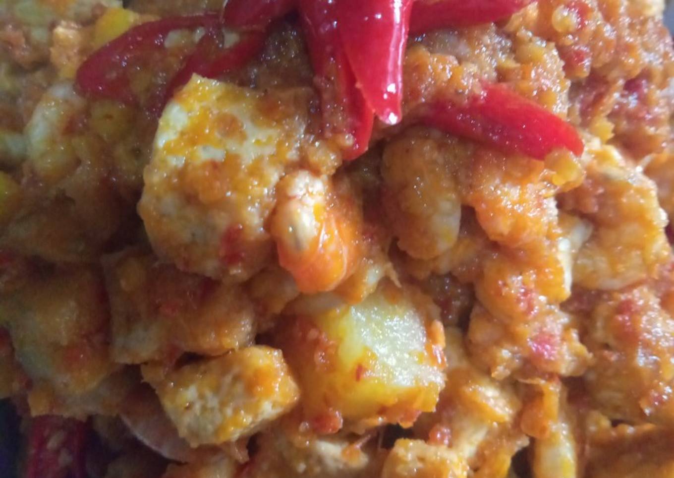 #12 Sambal Goreng Udang Tahu Kentang