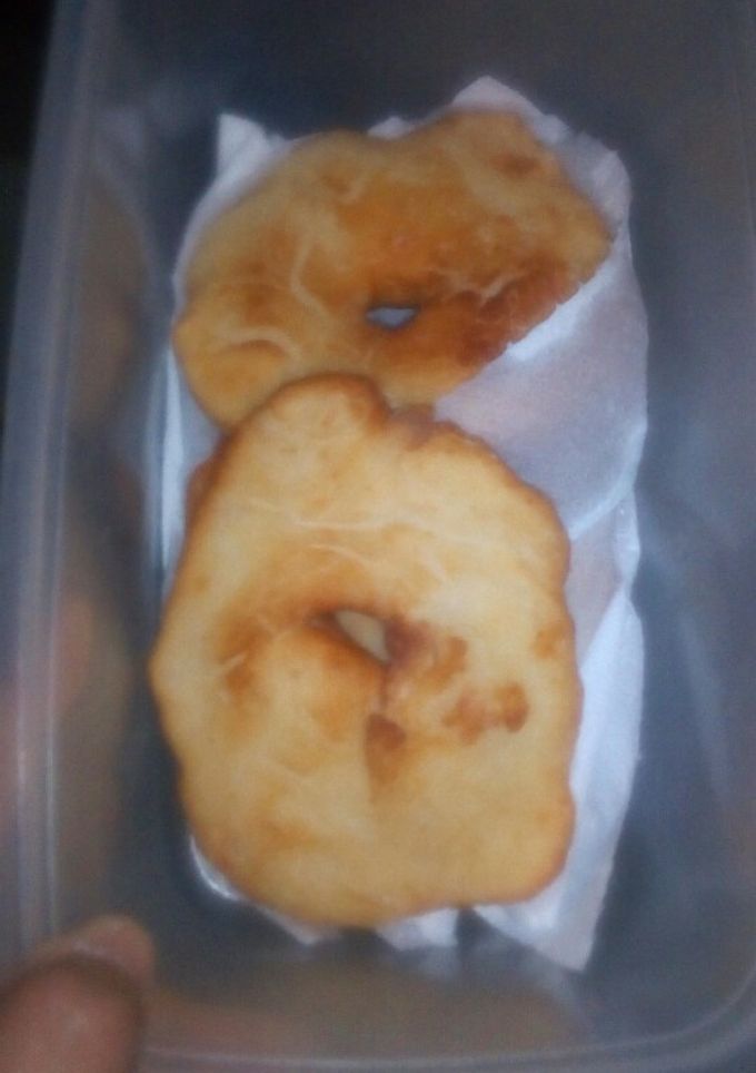 Una foto de Torta fritas con harina leudante y 000