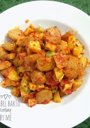 Foto resep Sambel bakso kentang
