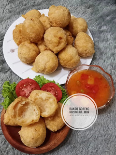 Foto resep Bakso Goreng Kopong (Udang + Ayam)