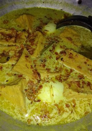 Foto resep Tahu Telur Masak Santan / Terik