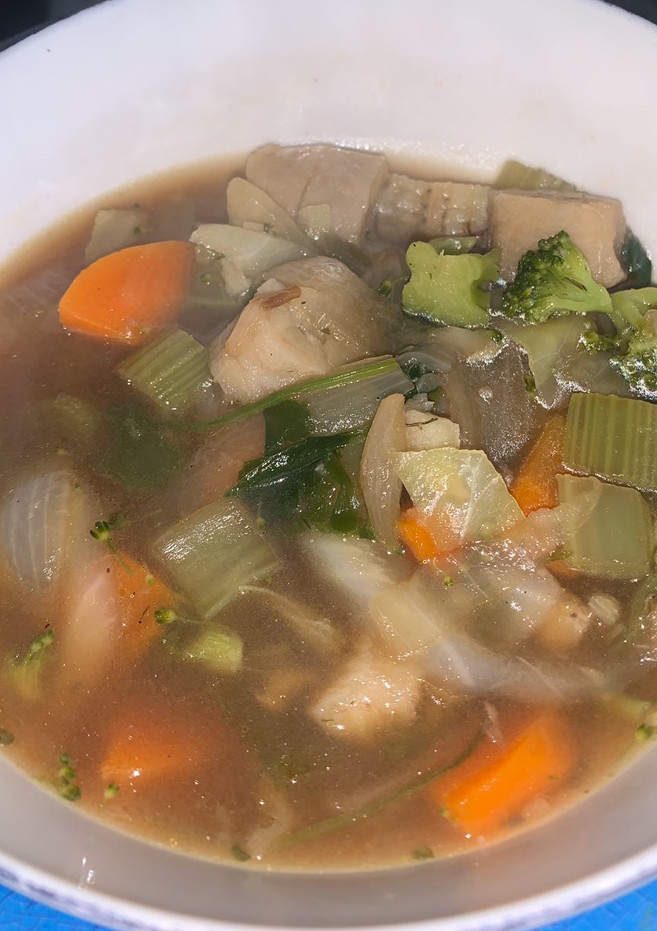 Una foto de Sopa de verduras