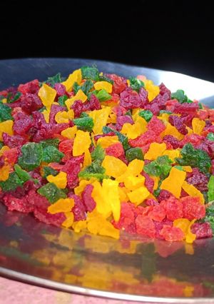 तरबूज की टुटी फ्रूटी (Tarbooz ki tutti fruity recipe in hindi) रेसिपी मुख्य फोटो
